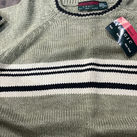 NWT Vintage Logic sweater - Picture 3 of 3